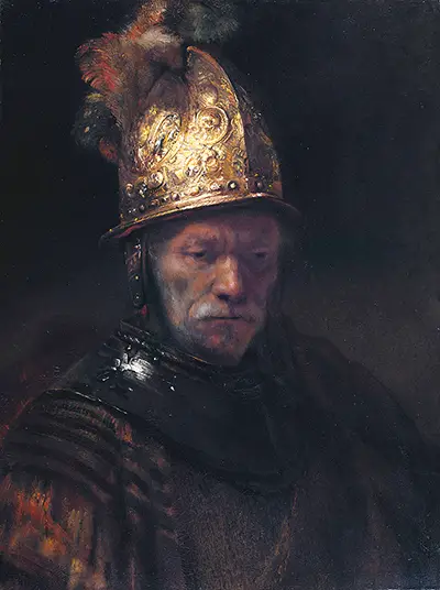 Man with Helmet Rembrandt